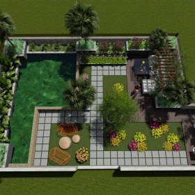 TƯ VẤN THIẾT KẾ CẢNH QUAN BIỆT THỰ                                                                                                               