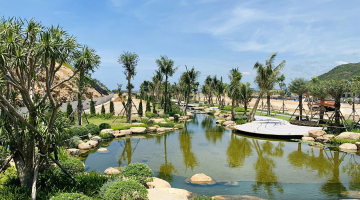 Thi công tường nước, non bộ, hồ cá, tiểu cảnh