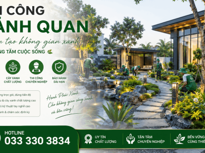 Xu Hướng Thi Công Cảnh Quan Hiện Đại Năm 2026: Tối Ưu Không Gian Sống Xanh Và Bền Vững